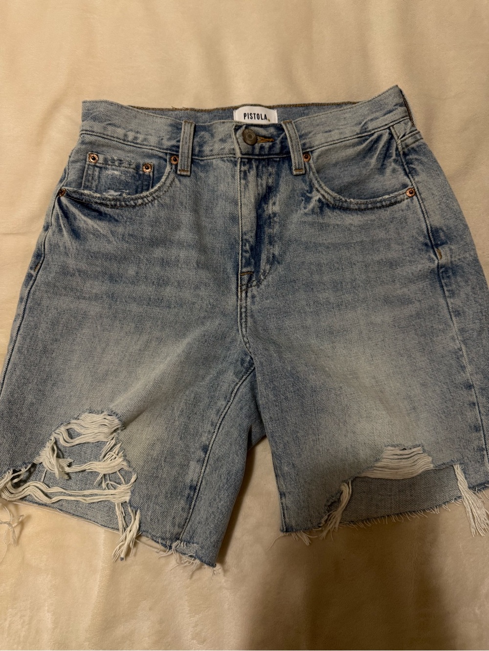 Pistola Bermuda Denim Shorts ❤︎⁠